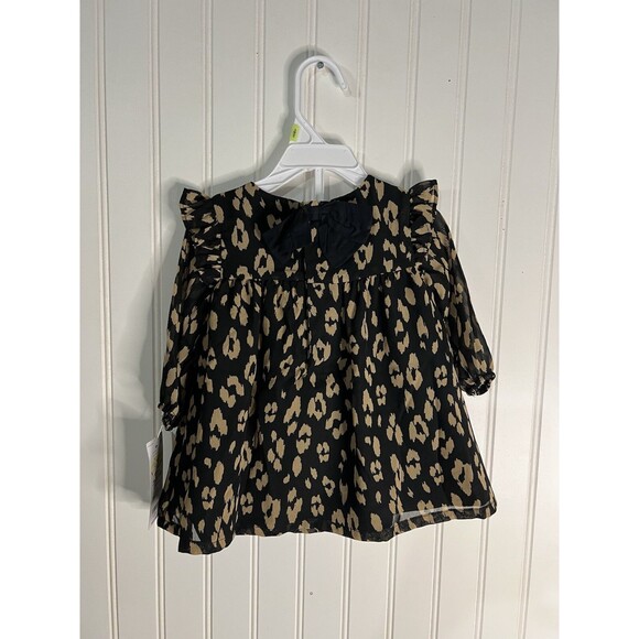 Carters Baby Girl Leopard Bow Dress - 3 Months NWT BRAND NEW - Picture 2 of 2